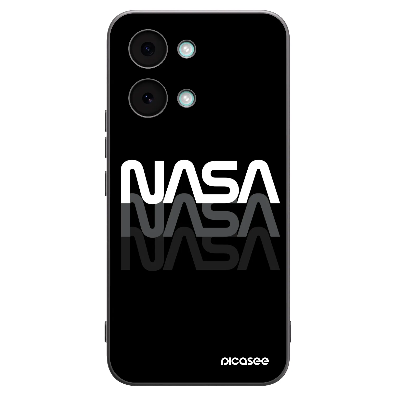 Picasee fekete szilikon tok az alábbi mobiltelefonokra Xiaomi Poco X8 Pro Max - NASA Triple