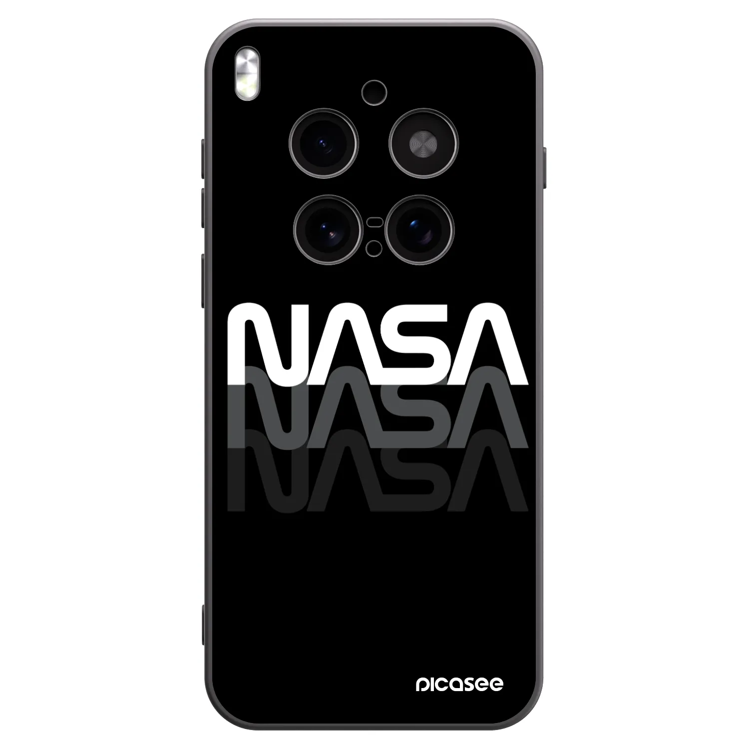 Picasee fekete szilikon tok az alábbi mobiltelefonokra Vivo X300 Pro - NASA Triple