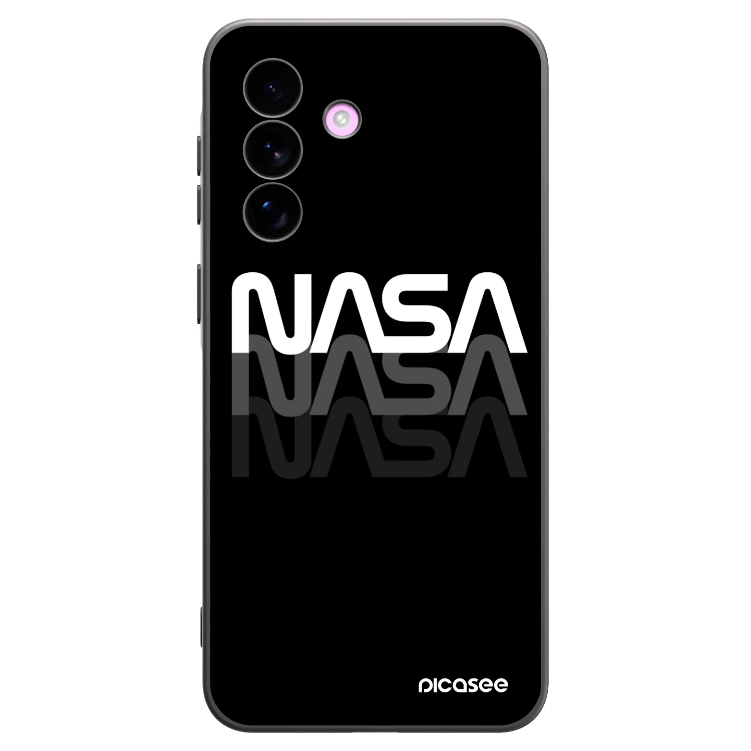 Picasee fekete szilikon tok az alábbi mobiltelefonokra Samsung Galaxy A57 5G - NASA Triple