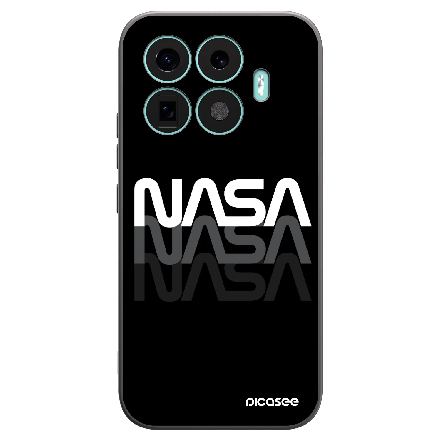 Picasee fekete szilikon tok az alábbi mobiltelefonokra Xiaomi 17T - NASA Triple