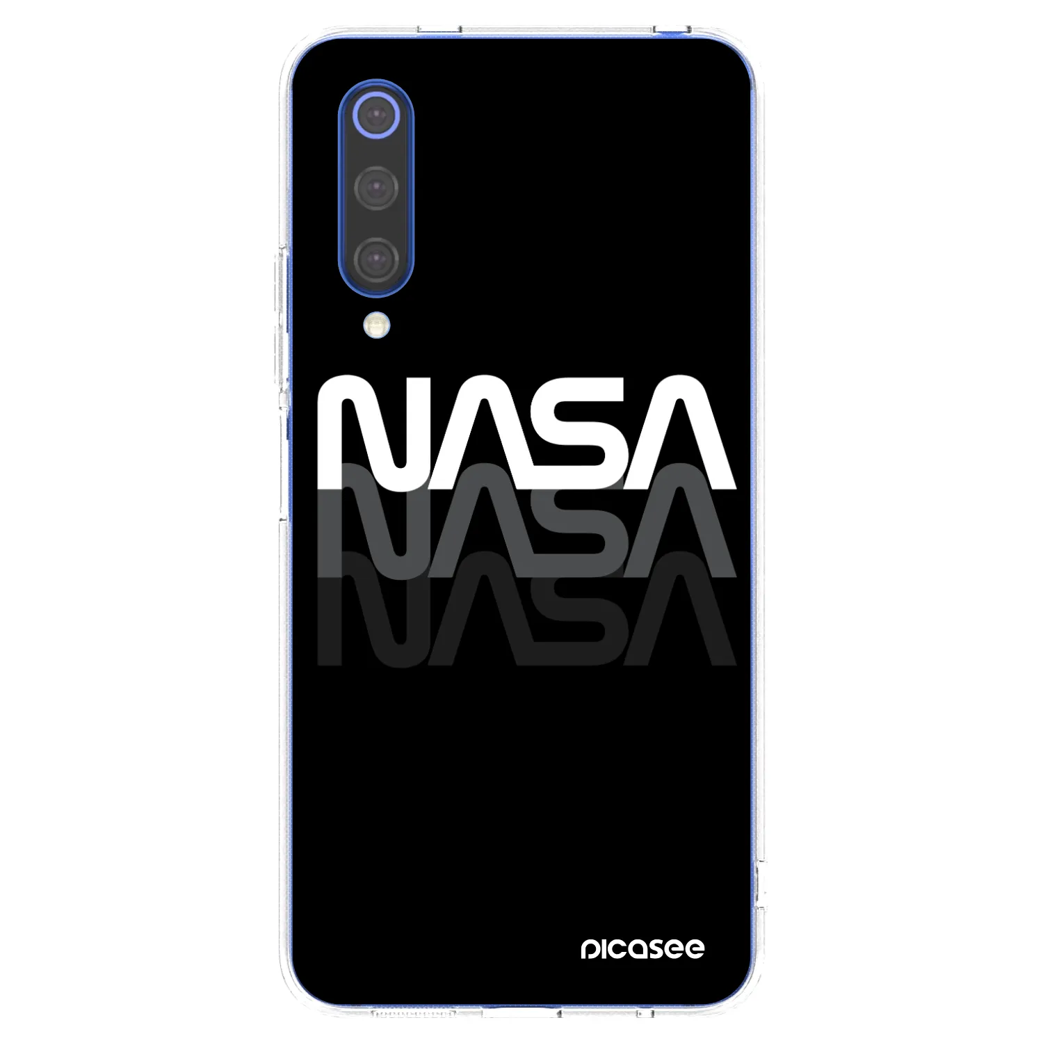 Picasee átlátszó szilikon tok az alábbi mobiltelefonokra Xiaomi Mi 9 SE - NASA Triple