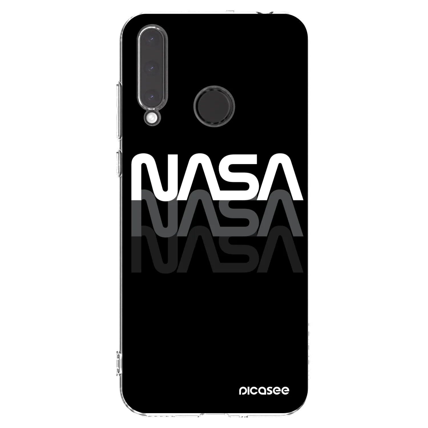 Picasee átlátszó szilikon tok az alábbi mobiltelefonokra Honor 20 Lite - NASA Triple