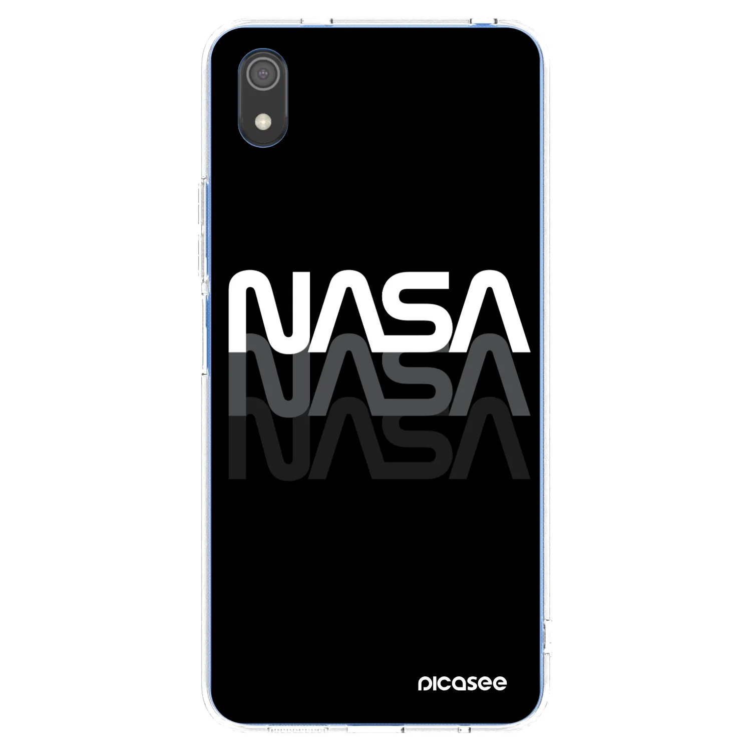 Picasee átlátszó szilikon tok az alábbi mobiltelefonokra Xiaomi Redmi 7A - NASA Triple