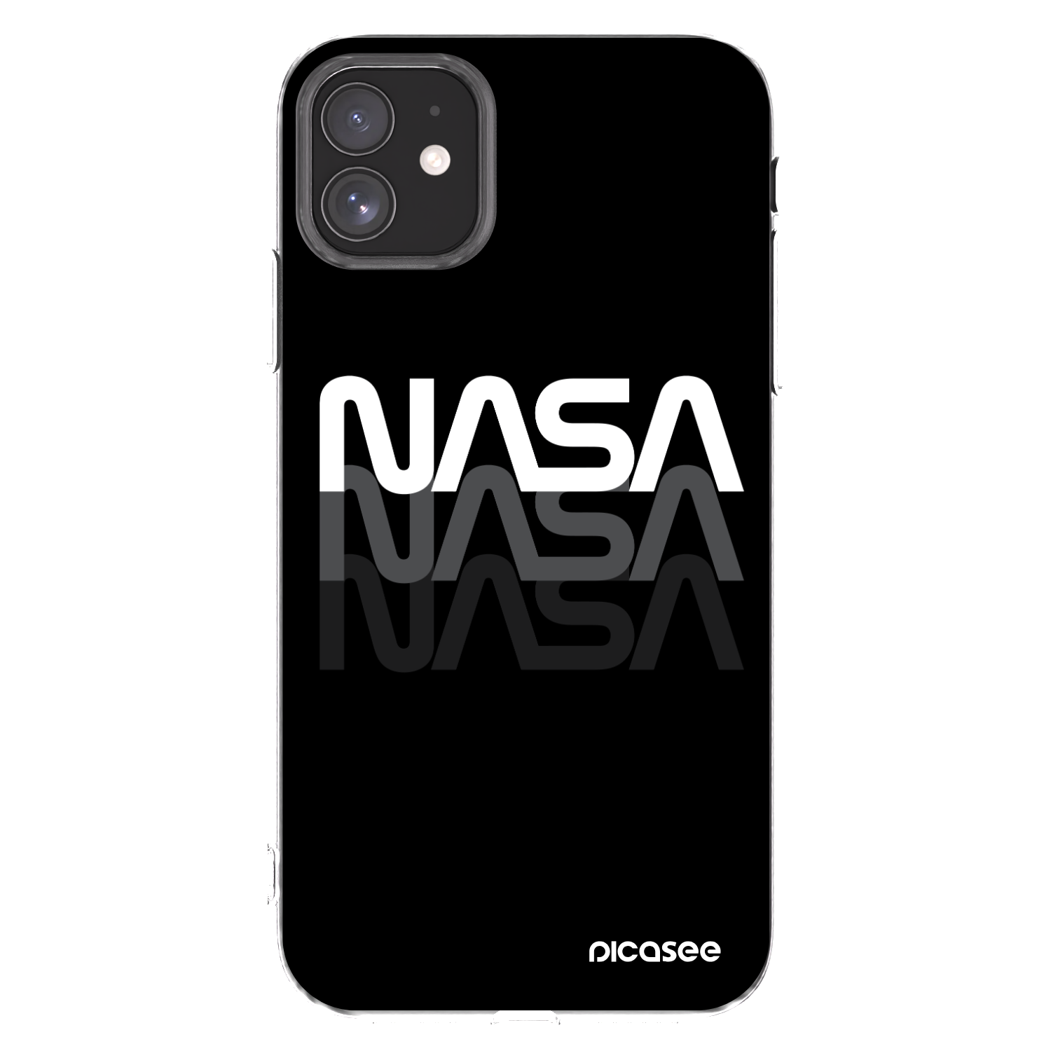 Picasee átlátszó szilikon tok az alábbi mobiltelefonokra Apple iPhone 11 - NASA Triple