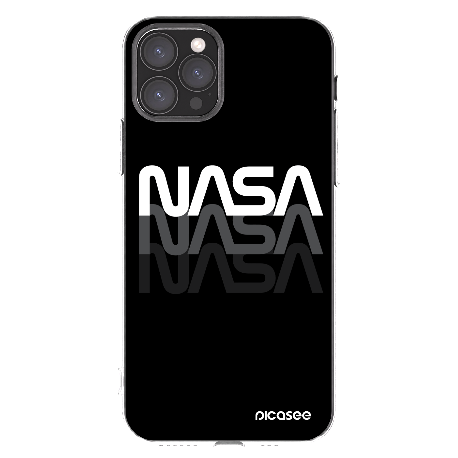 Picasee átlátszó szilikon tok az alábbi mobiltelefonokra Apple iPhone 11 Pro - NASA Triple