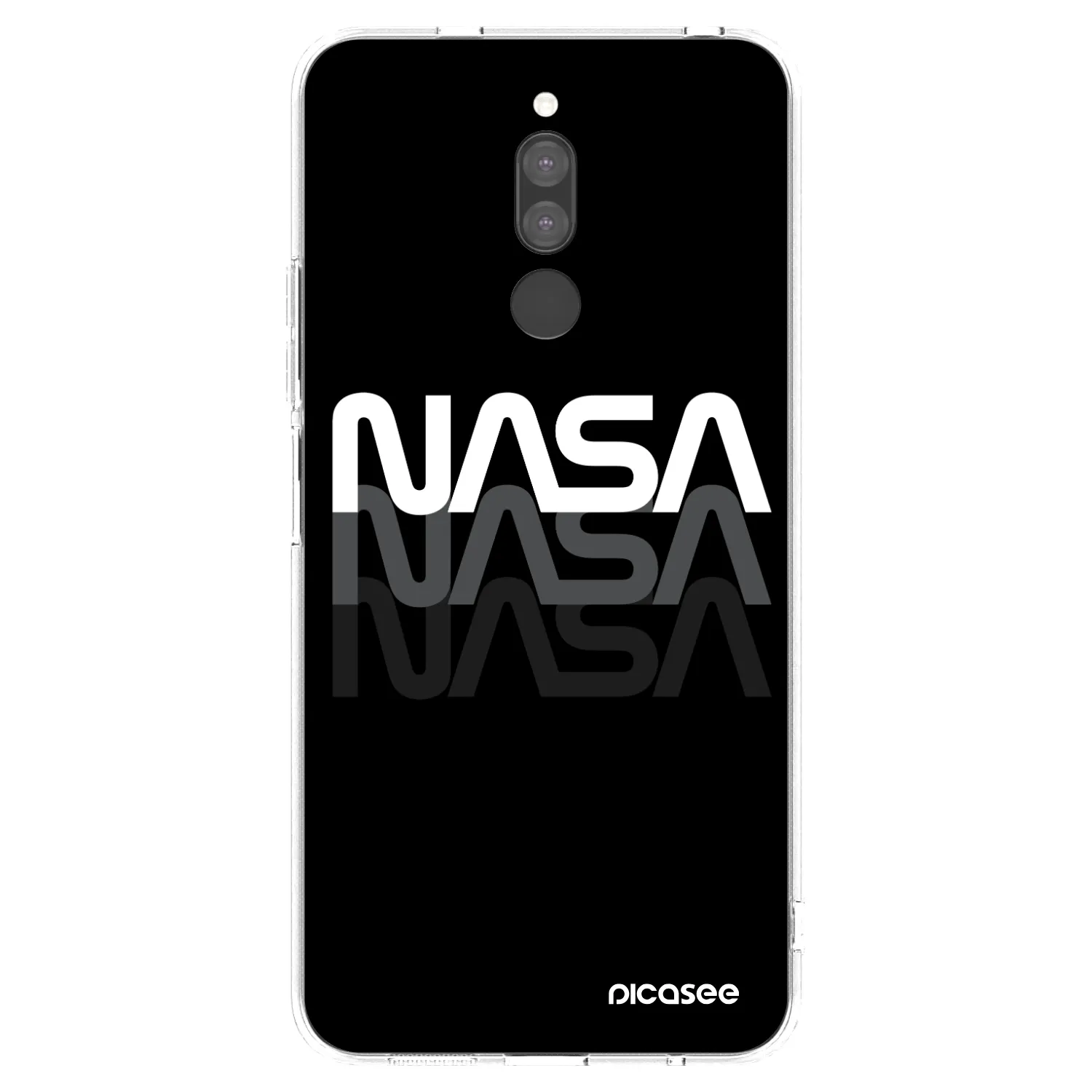 Picasee átlátszó szilikon tok az alábbi mobiltelefonokra Xiaomi Redmi 8 - NASA Triple