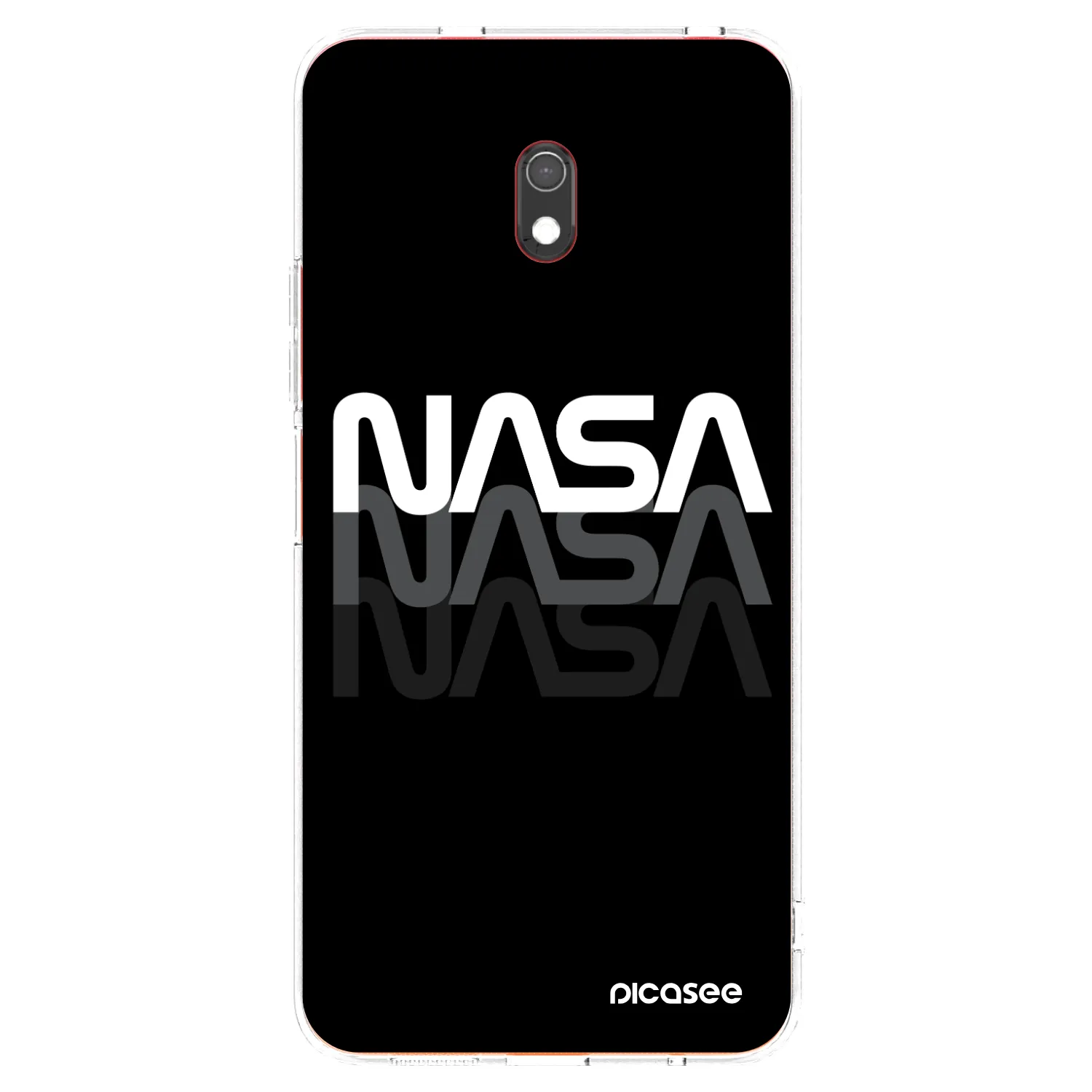 Picasee átlátszó szilikon tok az alábbi mobiltelefonokra Xiaomi Redmi 8A - NASA Triple