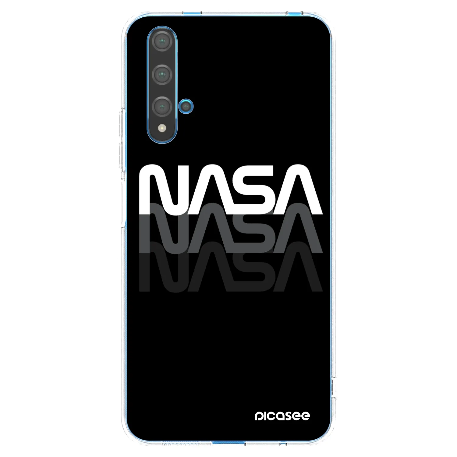 Picasee átlátszó szilikon tok az alábbi mobiltelefonokra Huawei Nova 5T - NASA Triple