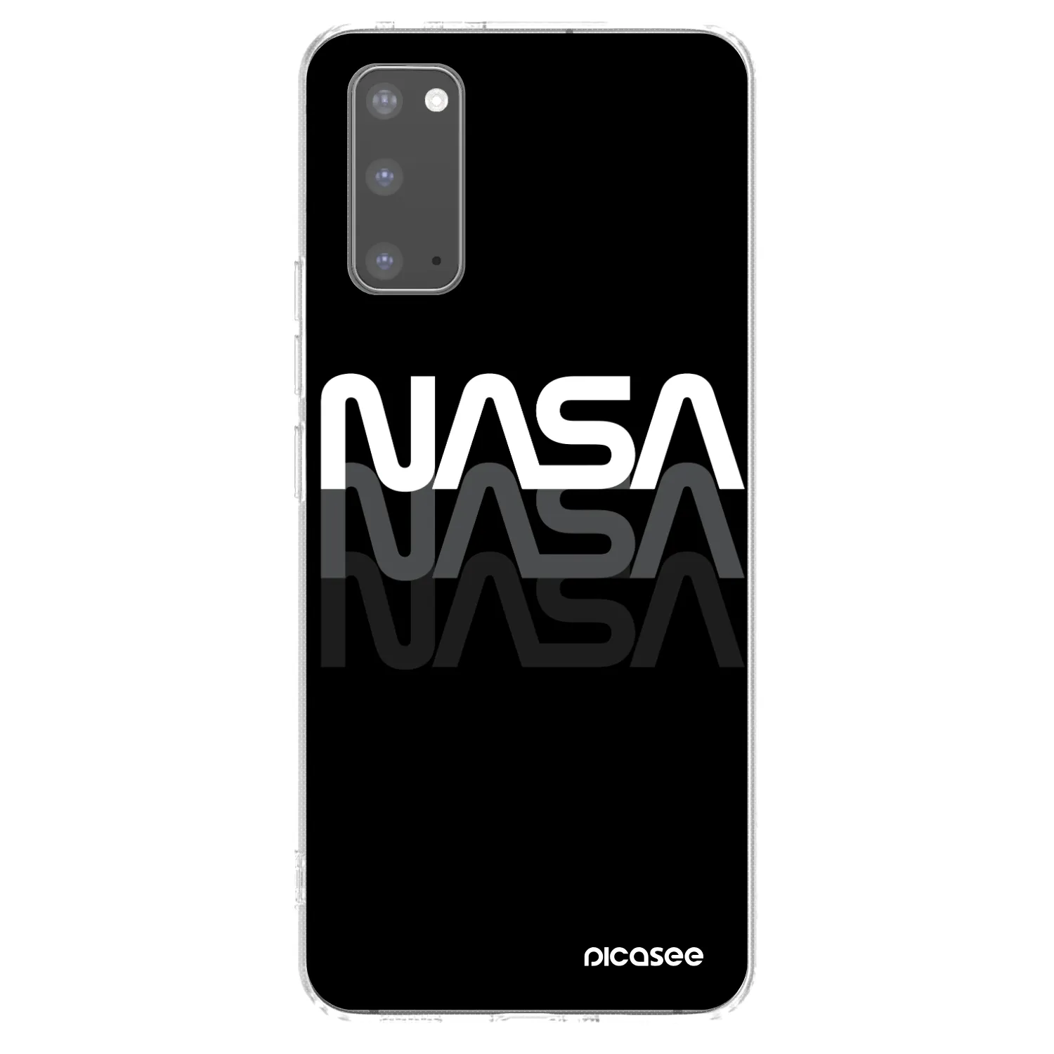 Picasee átlátszó szilikon tok az alábbi mobiltelefonokra Samsung Galaxy S20 G980F - NASA Triple
