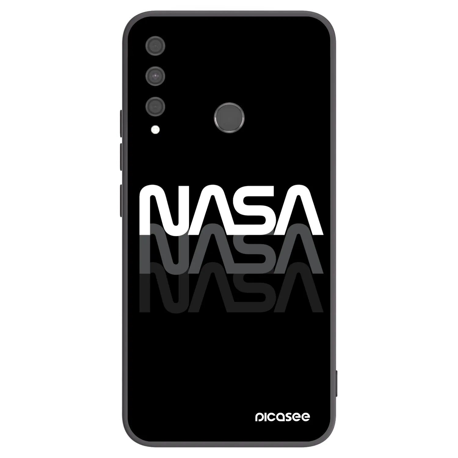 Picasee fekete szilikon tok az alábbi mobiltelefonokra Huawei P40 Lite E - NASA Triple