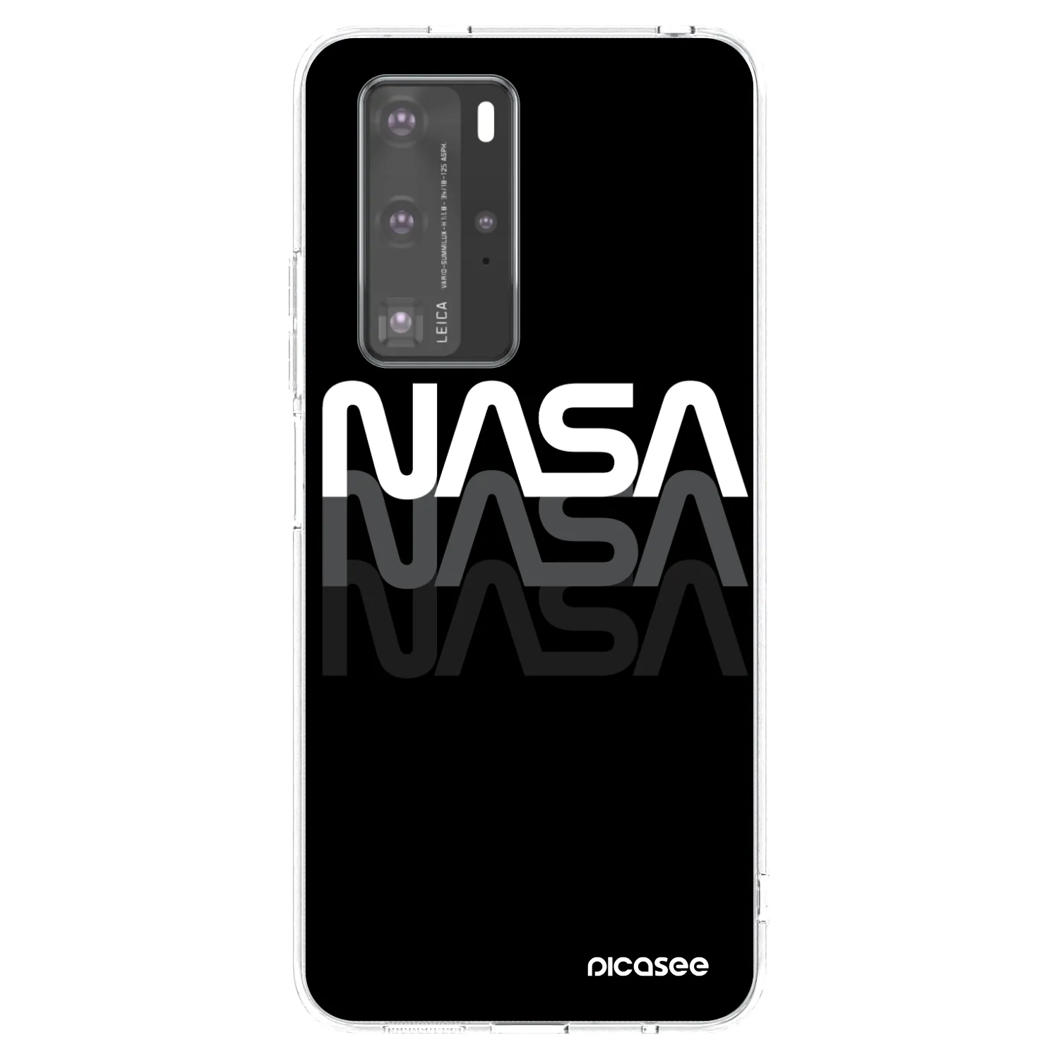Picasee átlátszó szilikon tok az alábbi mobiltelefonokra Huawei P40 Pro - NASA Triple