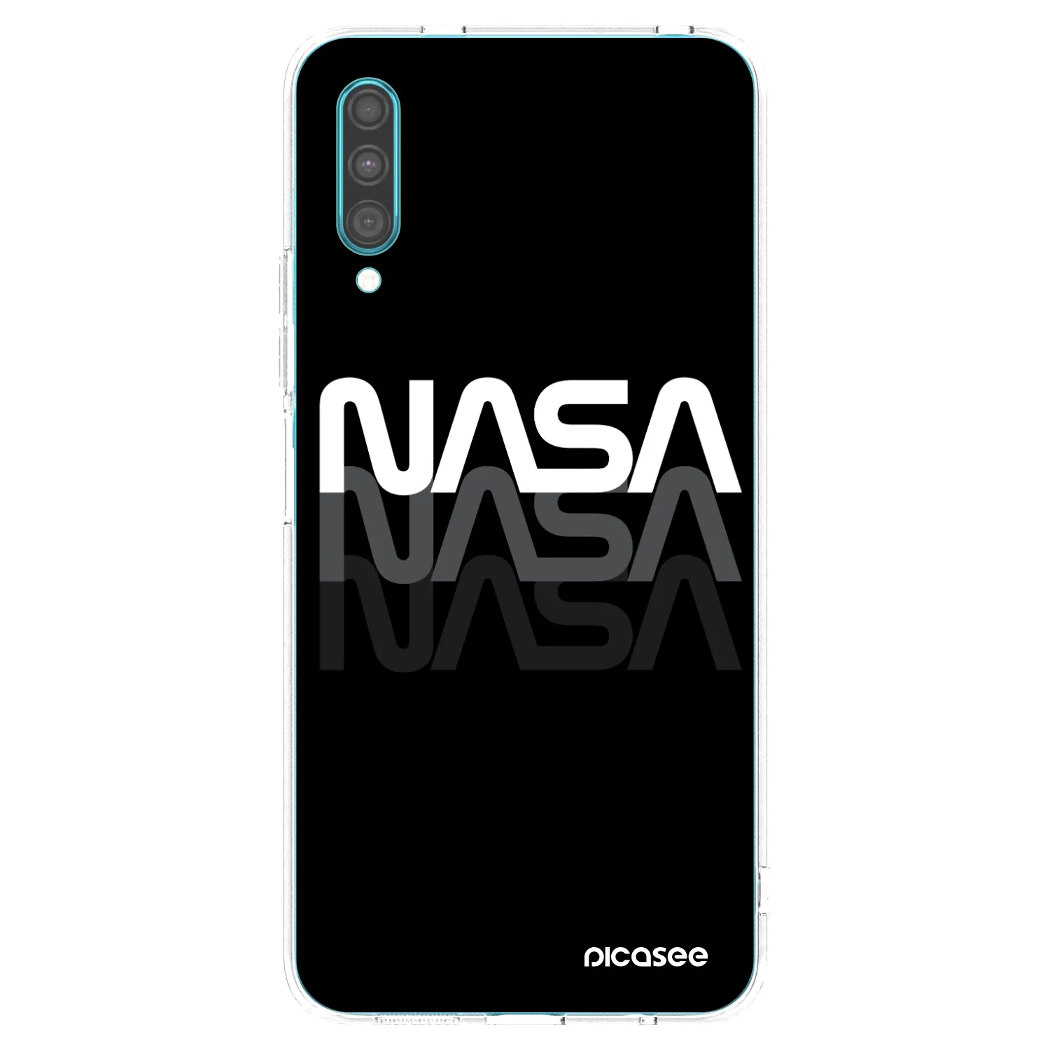 Picasee átlátszó szilikon tok az alábbi mobiltelefonokra Samsung Galaxy A30s A307F - NASA Triple