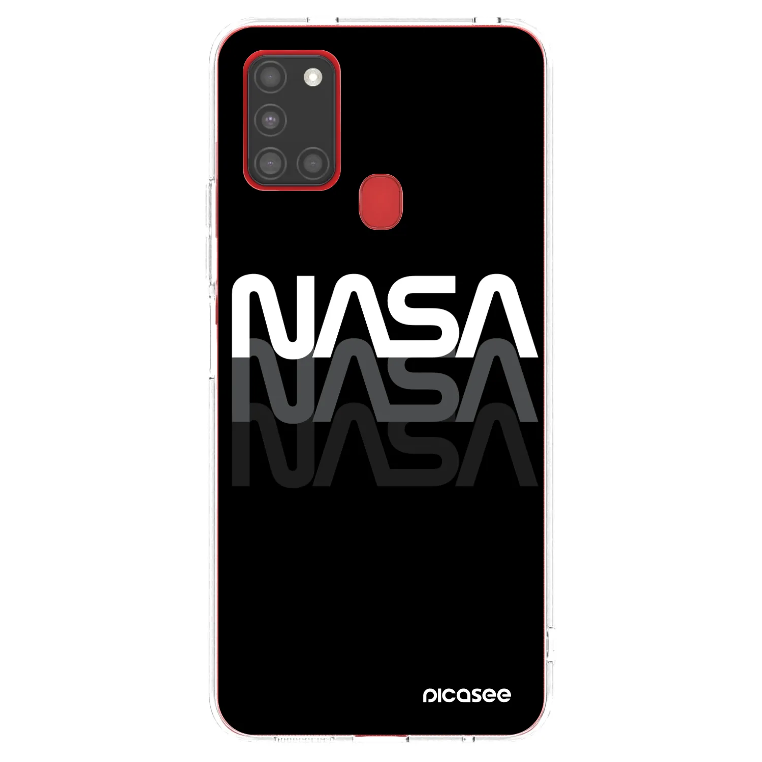 Picasee átlátszó szilikon tok az alábbi mobiltelefonokra Samsung Galaxy A21s - NASA Triple