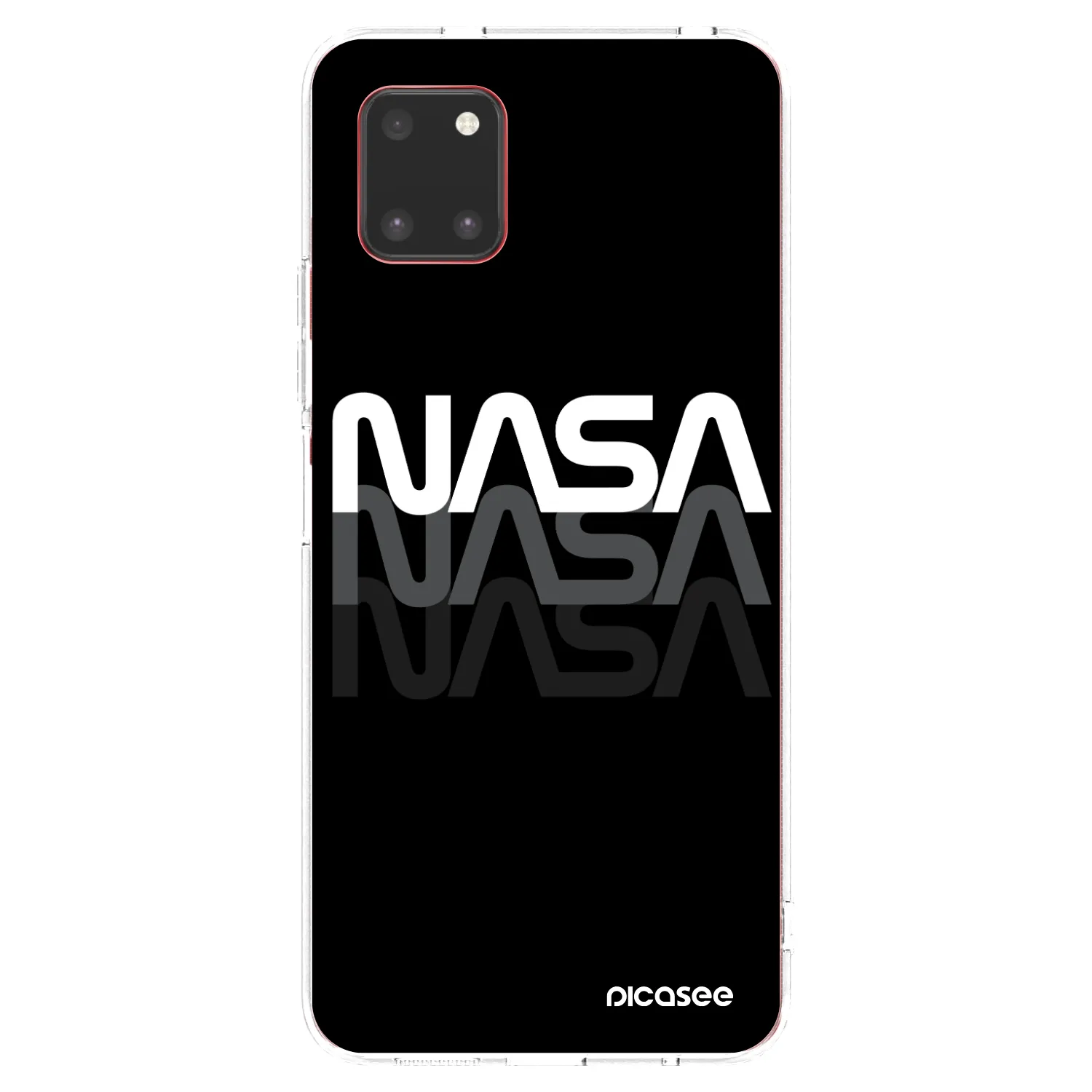 Picasee átlátszó szilikon tok az alábbi mobiltelefonokra Samsung Galaxy Note 10 Lite N770F - NASA Triple