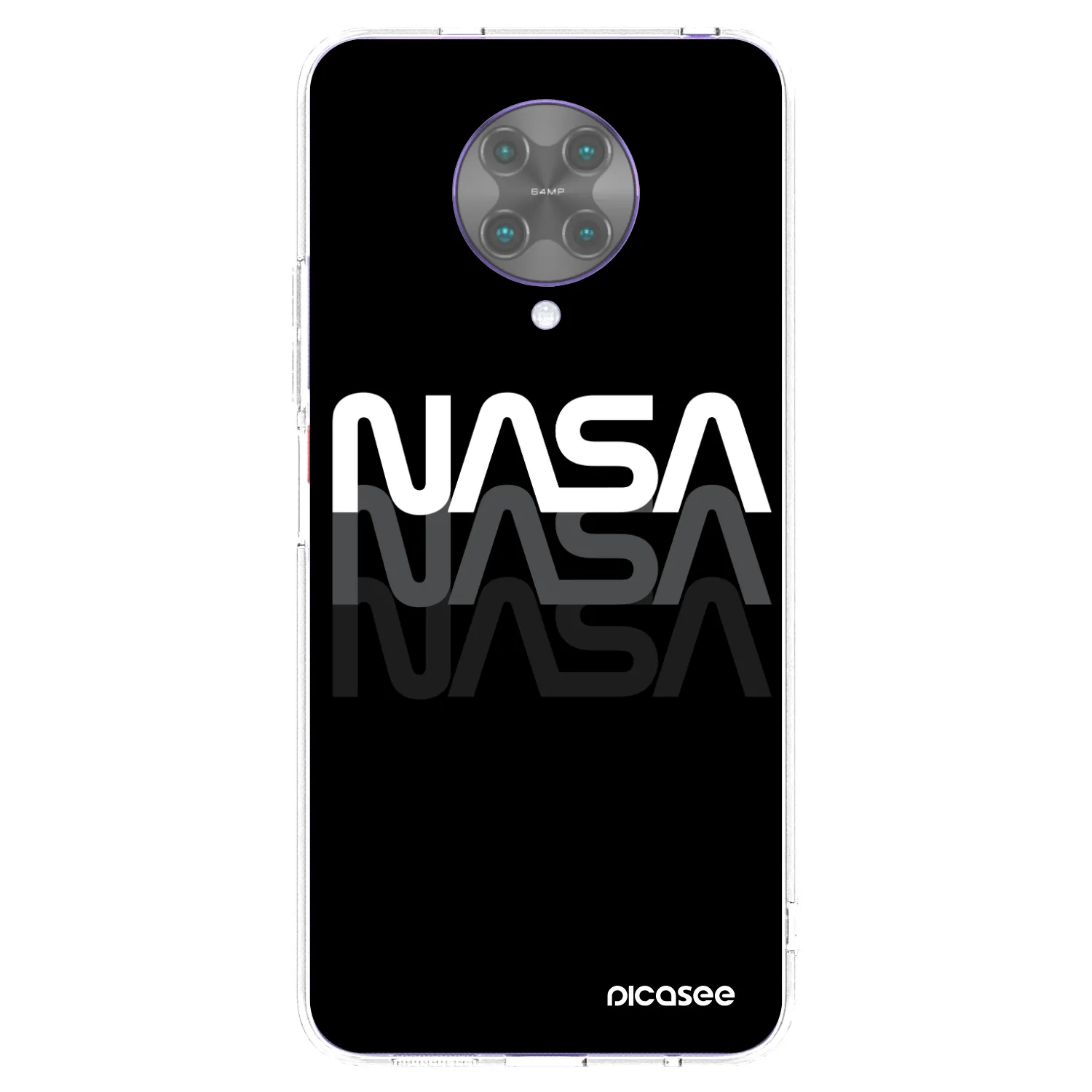 Picasee átlátszó szilikon tok az alábbi mobiltelefonokra Xiaomi Poco F2 Pro - NASA Triple
