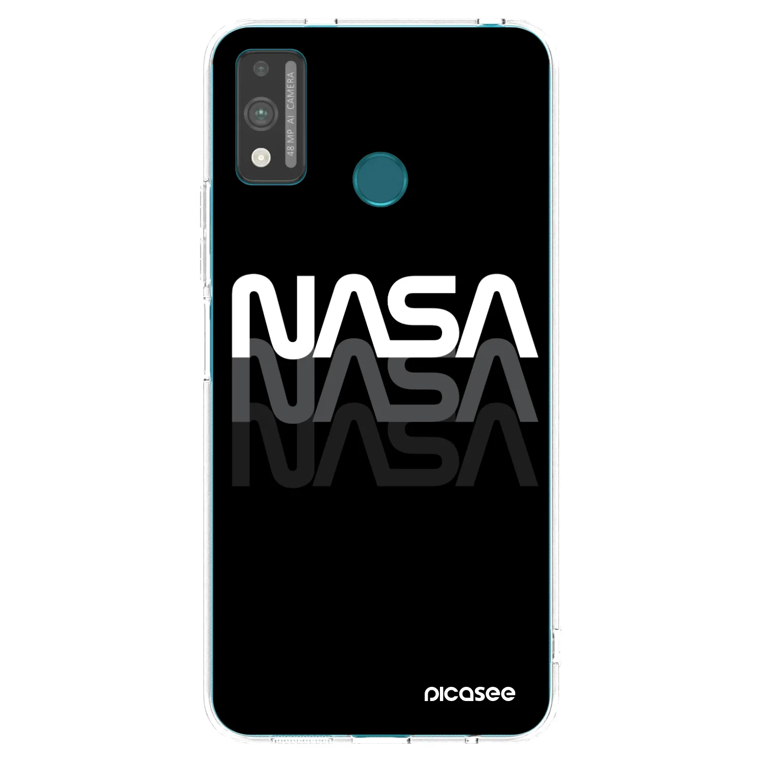 Picasee átlátszó szilikon tok az alábbi mobiltelefonokra Honor 9X Lite - NASA Triple