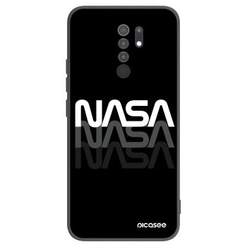 Picasee fekete szilikon tok az alábbi mobiltelefonokra Xiaomi Redmi 9 - NASA Triple