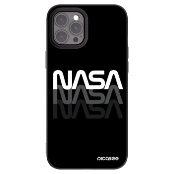 Picasee fekete szilikon tok az alábbi mobiltelefonokra Apple iPhone 12 Pro Max - NASA Triple