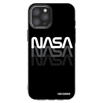 Picasee átlátszó szilikon tok az alábbi mobiltelefonokra Apple iPhone 12 Pro Max - NASA Triple