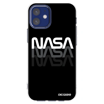 Picasee átlátszó szilikon tok az alábbi mobiltelefonokra Apple iPhone 12 mini - NASA Triple