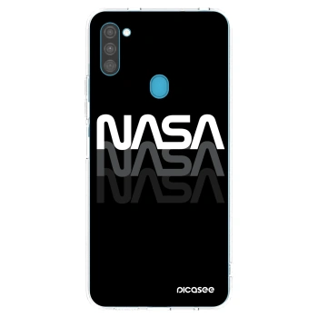 Picasee átlátszó szilikon tok az alábbi mobiltelefonokra Samsung Galaxy M11 - NASA Triple