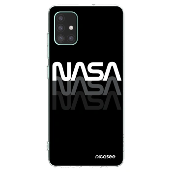 Picasee átlátszó szilikon tok az alábbi mobiltelefonokra Samsung Galaxy M51 M515F - NASA Triple