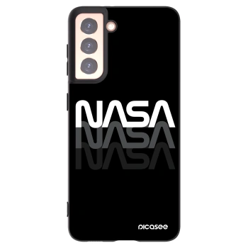 Picasee fekete szilikon tok az alábbi mobiltelefonokra Samsung Galaxy S21 5G G991B - NASA Triple