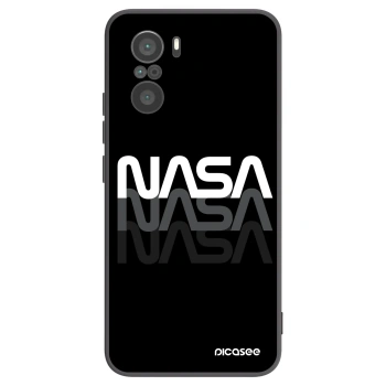 Picasee fekete szilikon tok az alábbi mobiltelefonokra Xiaomi Poco F3 - NASA Triple