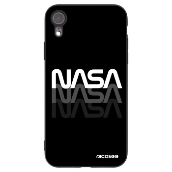 Picasee fekete szilikon tok az alábbi mobiltelefonokra Apple iPhone XR - NASA Triple