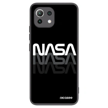 Picasee fekete szilikon tok az alábbi mobiltelefonokra Xiaomi 11 Lite 5G NE - NASA Triple