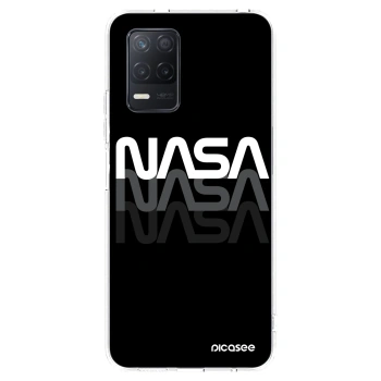 Picasee átlátszó szilikon tok az alábbi mobiltelefonokra Realme 8 5G - NASA Triple