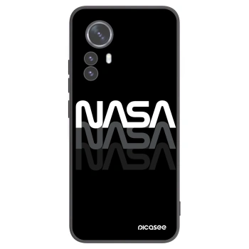 Picasee fekete szilikon tok az alábbi mobiltelefonokra Xiaomi 12 Pro - NASA Triple
