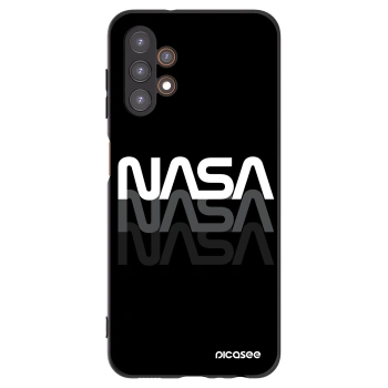 Picasee fekete szilikon tok az alábbi mobiltelefonokra Samsung Galaxy A13 4G A135 - NASA Triple