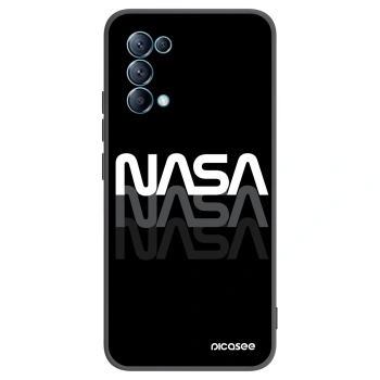 Picasee fekete szilikon tok az alábbi mobiltelefonokra OPPO Reno 5 5G - NASA Triple