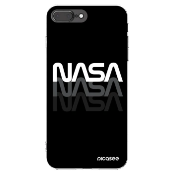Picasee átlátszó szilikon tok az alábbi mobiltelefonokra Apple iPhone 8 Plus - NASA Triple