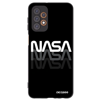 Picasee fekete szilikon tok az alábbi mobiltelefonokra Samsung Galaxy A23 A235F 4G - NASA Triple