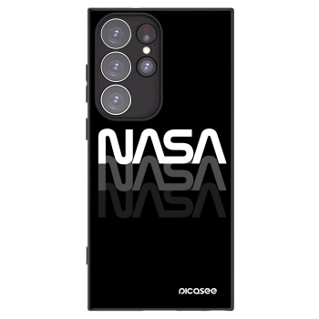 Picasee fekete szilikon tok az alábbi mobiltelefonokra Samsung Galaxy S23 Ultra 5G - NASA Triple