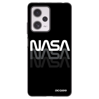 Picasee fekete szilikon tok az alábbi mobiltelefonokra Xiaomi Redmi Note 12 Pro+ 5G - NASA Triple