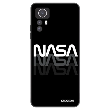 Picasee fekete szilikon tok az alábbi mobiltelefonokra Xiaomi Redmi Note 12S - NASA Triple
