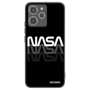 Picasee fekete szilikon tok az alábbi mobiltelefonokra Xiaomi Redmi 12 4G - NASA Triple