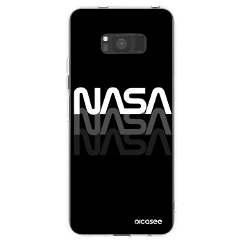 Picasee átlátszó szilikon tok az alábbi mobiltelefonokra Samsung Galaxy S8 G950F - NASA Triple