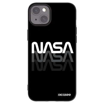 Picasee fekete szilikon tok az alábbi mobiltelefonokra Apple iPhone 15 Plus - NASA Triple