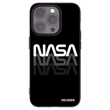 Picasee fekete szilikon tok az alábbi mobiltelefonokra Apple iPhone 15 Pro - NASA Triple