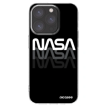 Picasee átlátszó szilikon tok az alábbi mobiltelefonokra Apple iPhone 15 Pro - NASA Triple