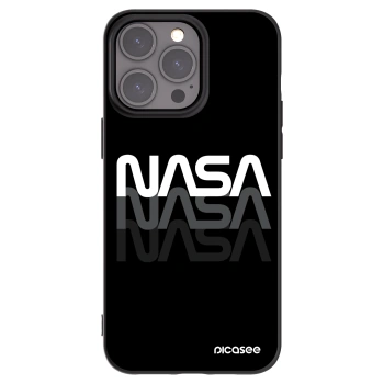 Picasee fekete szilikon tok az alábbi mobiltelefonokra Apple iPhone 15 Pro Max - NASA Triple