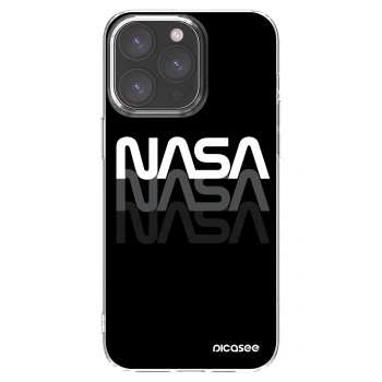 Picasee átlátszó szilikon tok az alábbi mobiltelefonokra Apple iPhone 15 Pro Max - NASA Triple