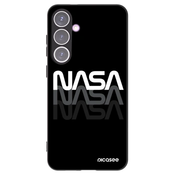 Picasee fekete szilikon tok az alábbi mobiltelefonokra Samsung Galaxy S24+ S926B 5G - NASA Triple