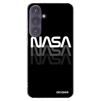 Picasee átlátszó szilikon tok az alábbi mobiltelefonokra Samsung Galaxy S24+ S926B 5G - NASA Triple