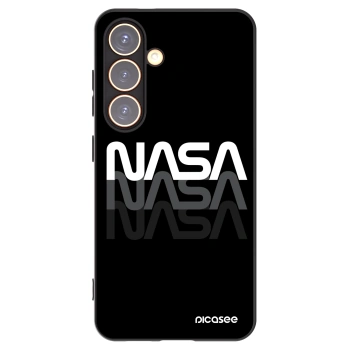 Picasee fekete szilikon tok az alábbi mobiltelefonokra Samsung Galaxy S24 S921B 5G - NASA Triple