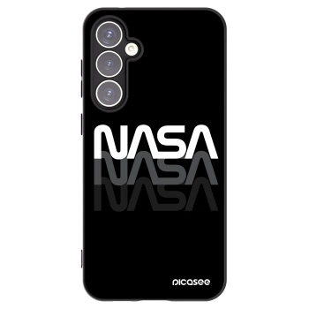 Picasee fekete szilikon tok az alábbi mobiltelefonokra Samsung Galaxy S23 FE S711B - NASA Triple